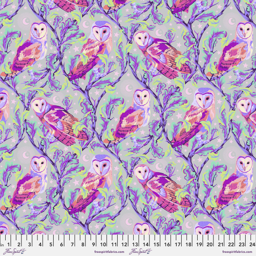 Tula Pink - Moon Garden - Night Owl Dusk